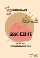 Vorschau - Arbeitsblätter - Materialpaket - Die Zeit des Nationalsozialismus (Teil I) - Deckblatt