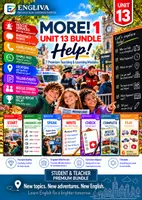 Vorschau - Stundenentwürfe - MORE! 1 Unit 13 (LP 2023) • ENGLIVA BUNDLE: Help! – Komplettpaket (7 Module) - Deckblatt