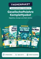 Vorschau - Arbeitsblätter - Migration, Komplettpaket Gesellschaftslehre, Klasse 8-10 - Deckblatt