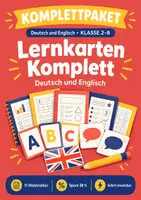 Vorschau - Spiele - Lernkarten Deutsch und Englisch Komplett Klasse 2-8 - Deckblatt
