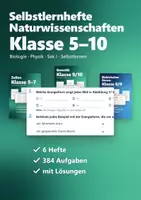 Vorschau - Arbeitsblätter - Selbstlernhefte Naturwissenschaften Sek I – Paket: Zellen, Wald, Genetik, Magnetismus, Energie, Strom - Deckblatt