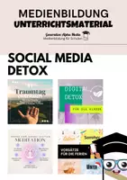 Vorschau - Arbeitsblätter - Materialpaket - Social Media Detox - Deckblatt