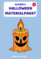 Vorschau - Stundenentwürfe - Halloween Materialpaket Klasse 3 – Leseverständnis, Sachtexte, Lesetests & Kreatives Schreiben - Deckblatt