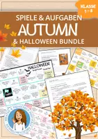 Vorschau - Arbeitsblätter - HERBST 🍂 WACHSENDES Materialpaket (Autumn/Fall/Halloween/Oktoberfest) - Deckblatt