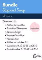Vorschau - Spiele - Materialpaket Stop and Swap zweite Klasse ZR 100 Pultperle - Deckblatt