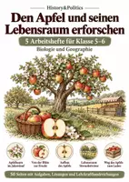 Vorschau - Arbeitsblätter - Apfel 5 Arbeitshefte im Bundle Klasse 5–6 - Deckblatt
