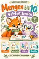 Vorschau - Spiele - Mengen bis 10: Vier Arbeitsformen | Klasse 1 - Deckblatt