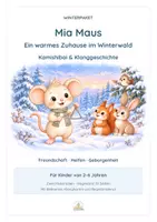 Vorschau - Bildkarten - ❄️Kamishibai & Klanggeschichte mit Mia Maus – Ein warmes Zuhause | Kindergarten, 2–6 Jahre - Deckblatt