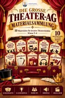 Vorschau - Arbeitsblätter - Die große Theater-Materialsammlung – 10 Materialien für kreative Theaterstunden - Deckblatt