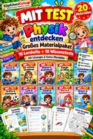 Vorschau - Test - Großes Materialpaket: Physik entdecken – 10 Lernhefte & 10 Wissenstests mit Lösungen - Deckblatt