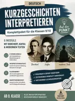 Vorschau - Stundenentwürfe - Kurzgeschichten interpretieren Klasse 9/10 – Komplettpaket „Auf den Punkt“: 6 Module mit Borchert, Kafka & modernen Texten, Interpretationsaufsatz und Klassenarbeit - Deckblatt