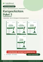 Vorschau - Arbeitsblätter - Kurzgeschichten analysieren | Abschlussprüfung Deutsch 2027 RS BW | Federführend - Deckblatt