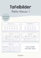 Vorschau - Unterrichtsreihen - Wachsendes Bundle: Tafelbilder Mathe Klasse 1 - Deckblatt