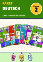Vorschau - Deutsch Klasse 2 Paket | Satzzeichen, ABC und alphabetische Ordnung | mit Lösungen - Deckblatt
