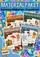 Vorschau - Bildkarten - Materialpaket: Saisonale Bildkarten | Französisch - Deckblatt