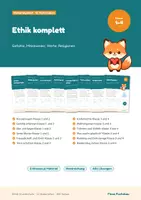 Vorschau - Arbeitsblätter - Ethik Grundschule komplett – großes Paket: Gefühle, Klassenregeln, Kinderrechte, Toleranz, Medien mit Lösungen - Deckblatt
