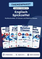 Vorschau - Arbeitsblätter - Multikulturelles, Spickzettel-Set Englisch, Klasse 7-8 - Deckblatt