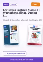 Vorschau - Arbeitsblätter - Christmas Englisch Klasse 3 | Wortschatz, Bingo, Domino &… - Deckblatt
