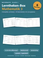 Vorschau - Stationenlernen - Lerntheken-Box Mathematik – Klasse 3 - Deckblatt