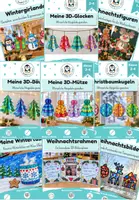Vorschau - Mal- und Bastelvorlagen - Weihnachten & Winter – großes Kunst- und Bastelpaket Grundschule | Kunstunterricht Klasse 1–4 - Deckblatt