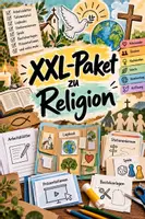 Vorschau - Stundenentwürfe - XXXXXL-Sparpaket: Religion in der Unterstufe - Deckblatt