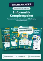 Vorschau - Arbeitsblätter - Textdokumente, Komplettpaket Informatik, Klasse 5-7 - Deckblatt