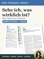 Vorschau - Stundenentwürfe - Sehe ich, was wirklich ist? PP/Ethik Kl. 5 · Komplettpaket - Deckblatt