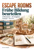 Vorschau - Stundenentwürfe - Frühe Bildung beurteilen | 3 Escape Rooms Pädagogik | Bindung, Montessori & Kitaqualität - Deckblatt