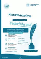 Vorschau - Arbeitsblätter - Materialpaket 1: 4 Gedichte analysieren – Klassenarbeiten Deutsch mit Lösungen – Teil B | Klasse 9/10 RS BW - Deckblatt