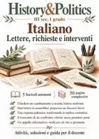 anteprima - Esercizi - Lettere, richieste e interventi – 5 fascicoli di Italiano, III sec. I grado - Pagina di copertina