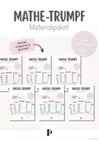 Vorschau - Spiele - Mathe-Trumpf | Materialpaket - Deckblatt