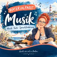 Vorschau - Stundenentwürfe - Materialpaket Grammatik & Sprachförderung - Deckblatt