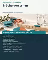 Vorschau - Unterrichtsreihen - Brüche verstehen | Mathematik · Klasse 5/6 | 6er-Bundle mit Lösungen und Lehrkraftteilen - Deckblatt