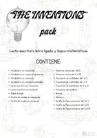 Vista previa - Juegos / Gamificación - THE INVENTIONS pack - 20 recursos (letra de imprenta) - Portada