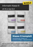 Vorschau - Unterrichtsreihen - Informatik Klasse 6 Bundle, Verschlüsselung, Calliope und KI nach QUA-LiS NRW - Deckblatt