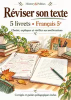 Aperçu - Feuilles d'exercices - Réviser son texte : 5 livrets de français 5e - Page de couverture