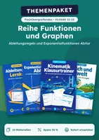 Vorschau - Arbeitsblätter - Themenreihe Funktionen und Graphen, Klasse 11-13 - Deckblatt