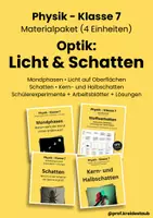 Vorschau - Arbeitsblätter - Materialpaket: Optik - Deckblatt
