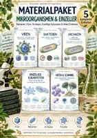 Vorschau - Unterrichtsreihen - Mikroorganismen – großes Biologie-Bundle | Bakterien, Viren, Archaeen, Einzeller, Hefen & Schimmel - Deckblatt