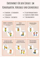 Vorschau - Fördermaterial/Inklusion - Kartenpaket Kindergarten: Regeln, Emotionen, Selbstständigkeit, Konflikte, Grenzen & Körper, Tagesablauf - Deckblatt