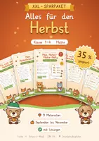 Vorschau - Arbeitsblätter - XXL-Sparpaket Alles für den Herbst Klasse 1–4 - Deckblatt