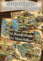 Vorschau - Stundenentwürfe - Materialpaket Sagen aus allen 16 Bundesländern - Deutsch Kl. 5/6 - Deckblatt