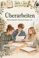 Vorschau - Stundenentwürfe - Beschreiben und Berichten Klasse 5-6 Materialpaket Deutsch - Deckblatt
