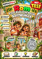 Vorschau - Test - Materialpaket Rom & Römisches Reich – Zeitreise Sachunterricht - Deckblatt