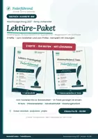 Vorschau - Unterrichtsreihen - „Weggesperrt" (Grit Poppe) – Lektüre-Komplettpaket: Lektüreheft + 15 Tests & 2 Klassenarbeiten | Abschlussprüfung Deutsch 2027 | Klasse 9/10 RS Baden-Württemberg | Federführend - Deckblatt