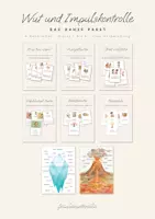 Vorschau - Arbeitsblätter - Wut und Impulskontrolle Paket Grundschule, 8 Materialien - Deckblatt