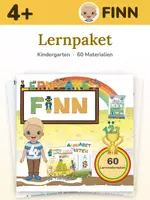 Vorschau - Stundenentwürfe - Kindergarten Lernpaket ab 4 Jahren – 60 Materialien | Mengen & Zahlen bis 6, Buchstaben A–Z, Feinmotorik | differenziert - Deckblatt