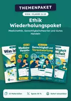 Vorschau - Arbeitsblätter - Medizinethik, Wiederholungspaket Ethik, Klasse 11-13 - Deckblatt