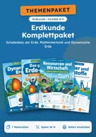 Vorschau - Arbeitsblätter - Schalenbau der Erde, Komplettpaket Erdkunde, Klasse 8-9 - Deckblatt