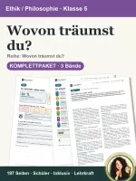 Vorschau - Stundenentwürfe - Wovon träumst du? PP/Ethik Kl. 5 · Komplettpaket - Deckblatt